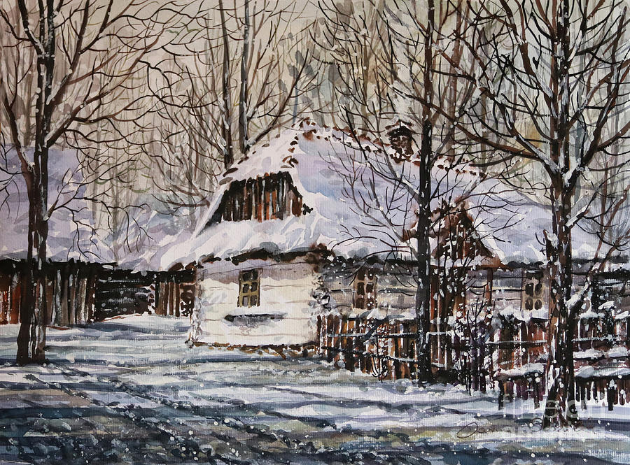 Winter Magic III Painting by Dariusz Orszulik