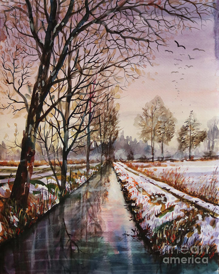 Winter Magic IV Painting by Dariusz Orszulik