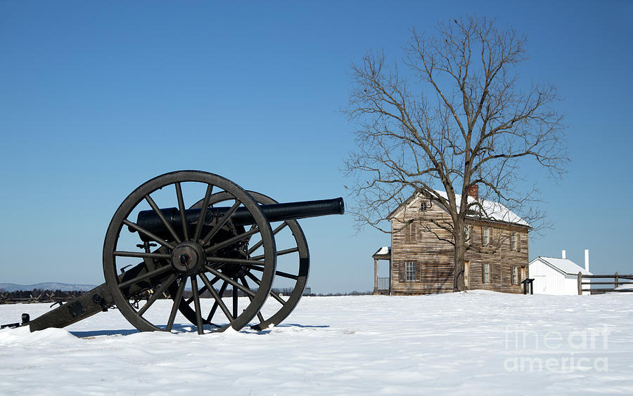 Winter at Manassas Battlefield Photograph by Art Cole