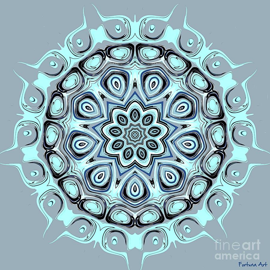 Winter Mandala Digital Art by Dragica Micki Fortuna