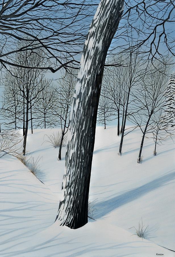 Winter Maple Painting by Kenneth M Kirsch