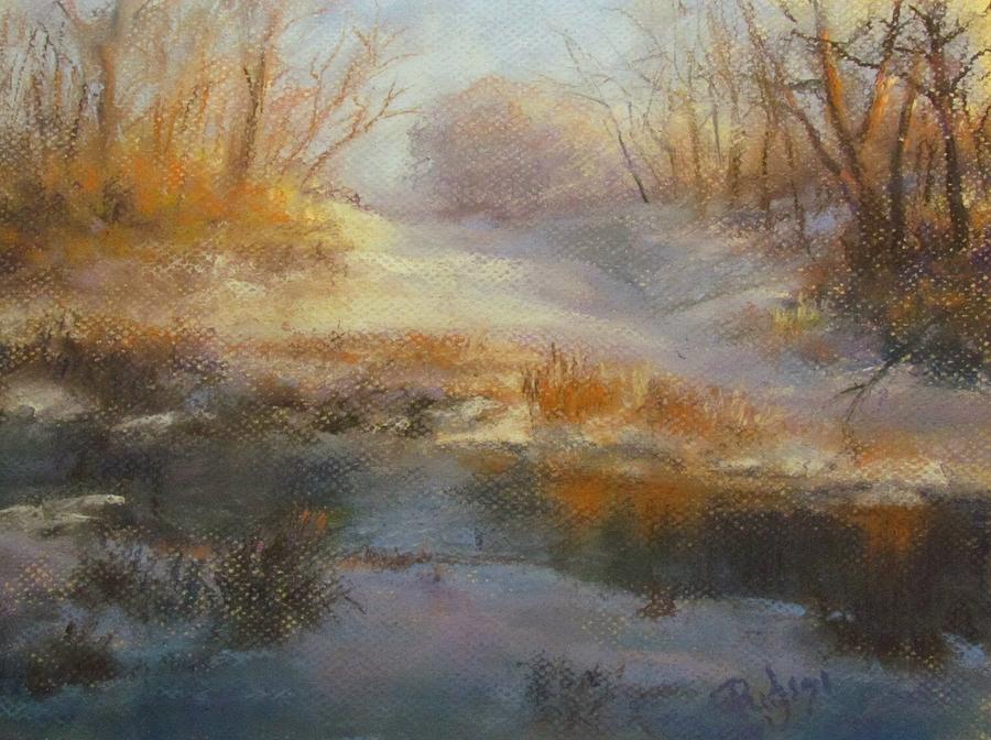Winter Marsh Series / The Source Painting by Bill Puglisi