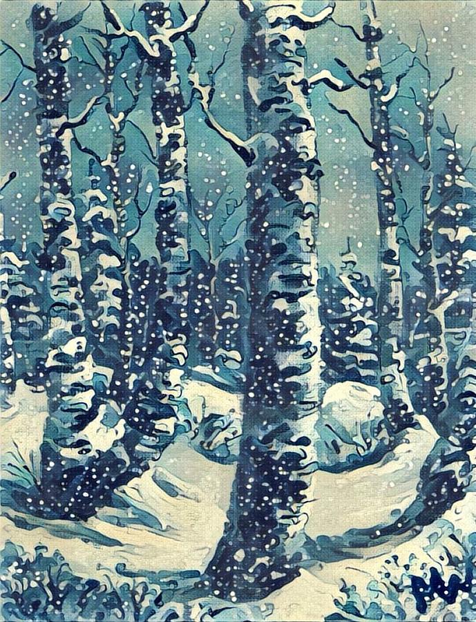 Winter  Painting by Megan Walsh