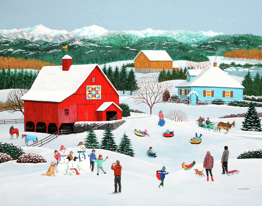 Winter Memories Painting by Wilfrido Limvalencia