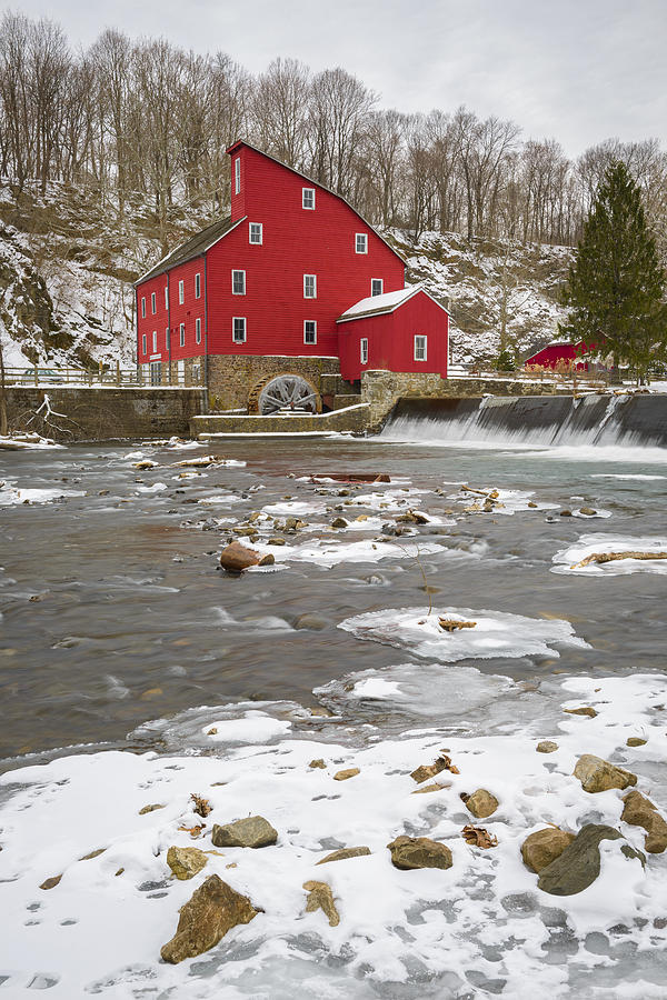 Winter Mill Photograph by Mark Rogers