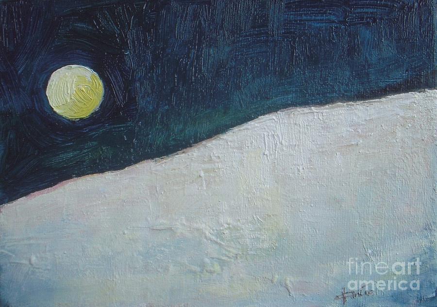 Winter Moon Painting by Vesna Antic