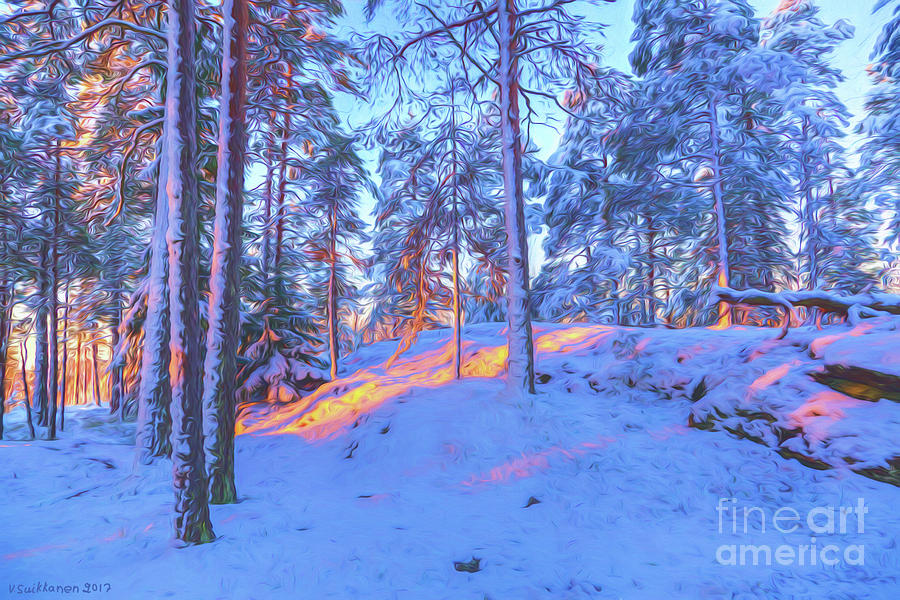 Winter Morning 2 Digital Art