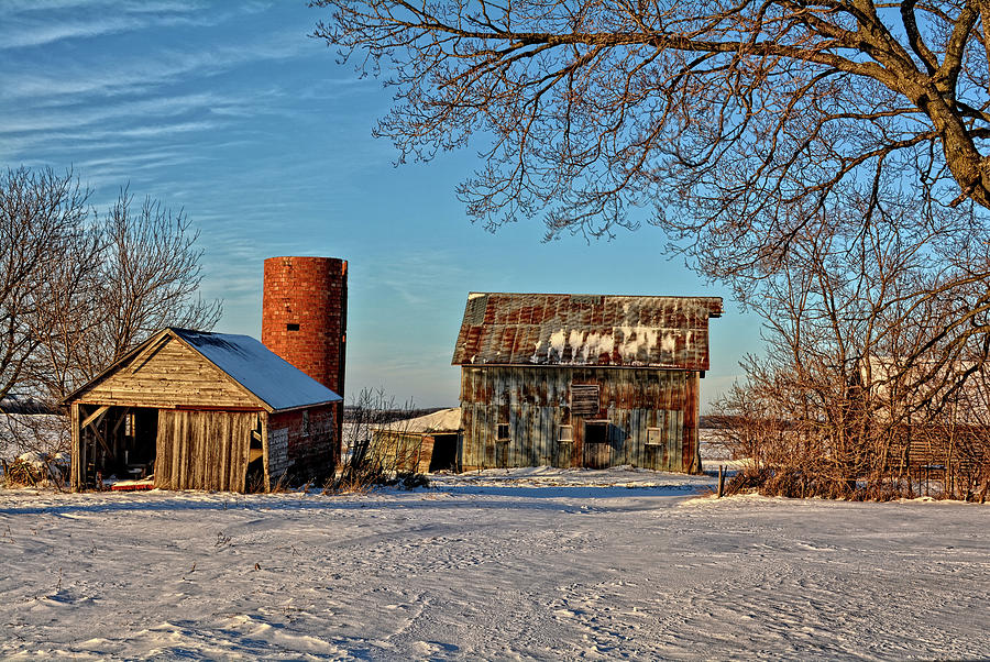 Winter Morning Farm Photograph by Bonfire Photography