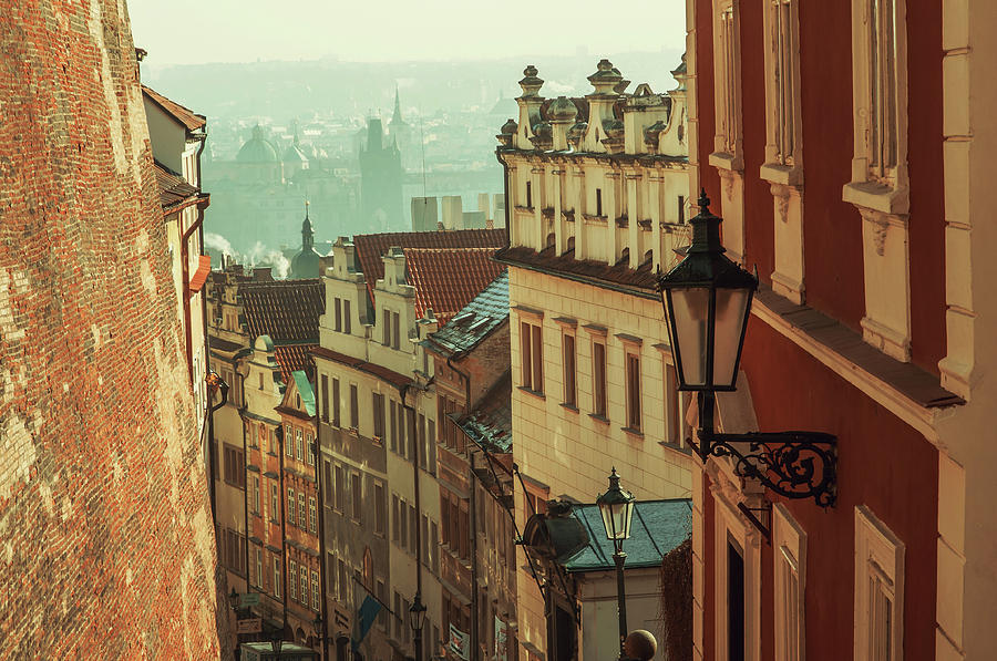 Winter Morning in Prague. Lesser Town Photograph by Jenny Rainbow