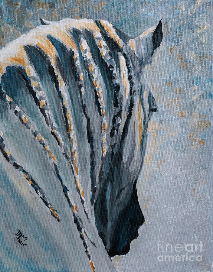 Winter Painting - Winter Morning by Jackie MacNair