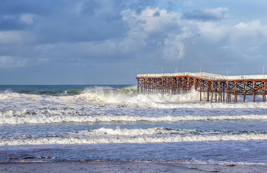 A Crystal Pier Winter Photograph by Joseph S Giacalone