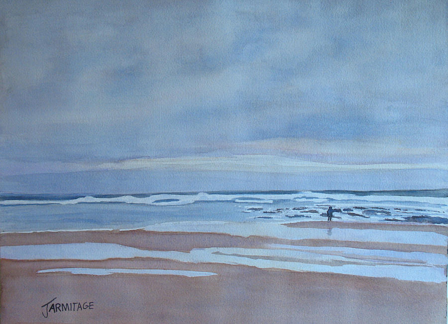 Winter Morning Solitude Painting by Jenny Armitage