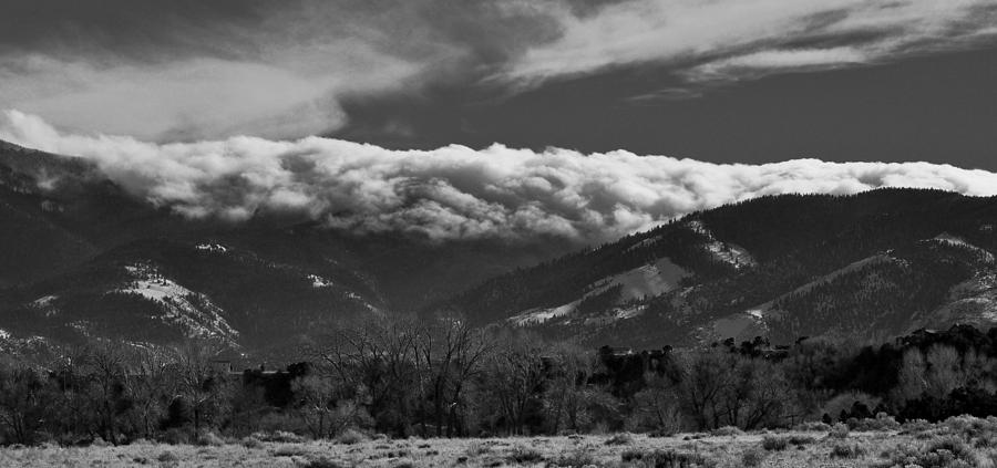 Winter Mountain Cloud Blanket Photograph by Kevin Munro