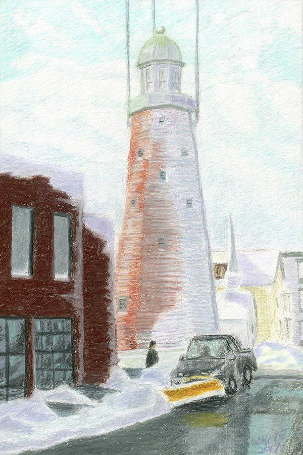 Winter on Munjoy Hill by Dominic White Winter on Munjoy Hill by Dominic White