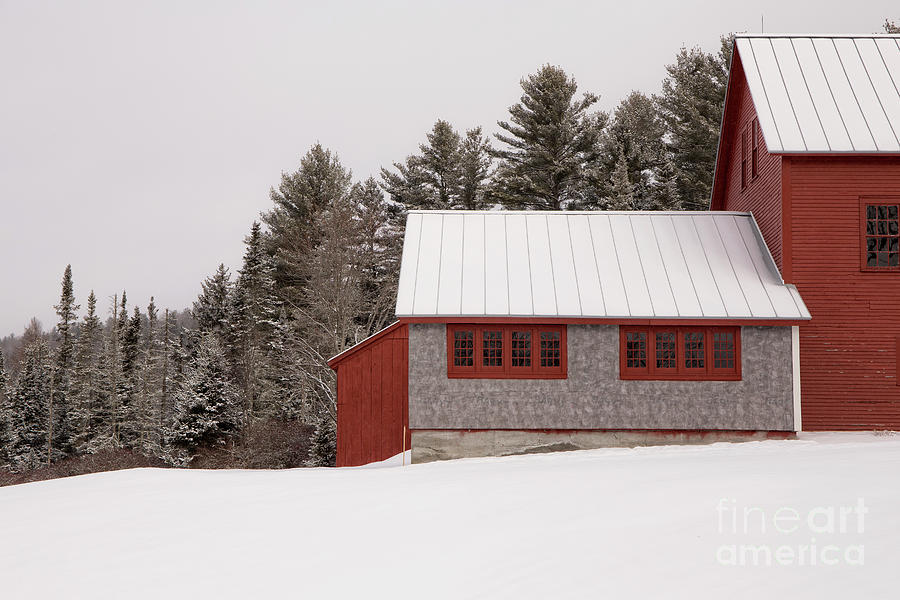 Winter on the Farm Photograph by Edward Fielding