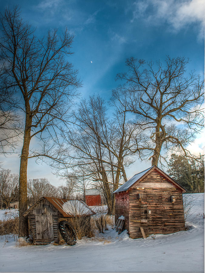 Winter Photograph - Winter on the Homestead by Paul Freidlund