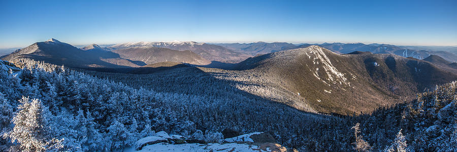 Winter Panorama from Liberty Photograph by White Mountain Images