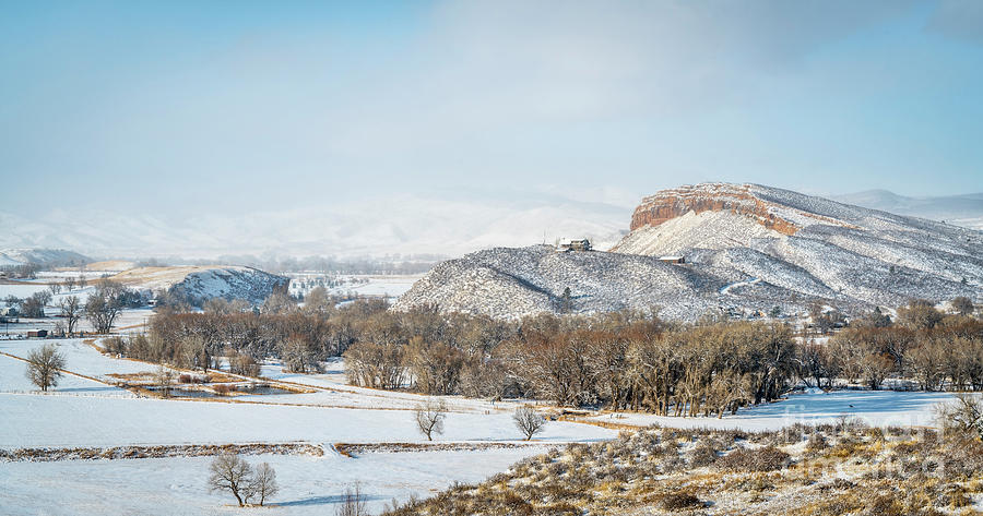 Winter panorama of rural Colorado Photograph by Marek Uliasz