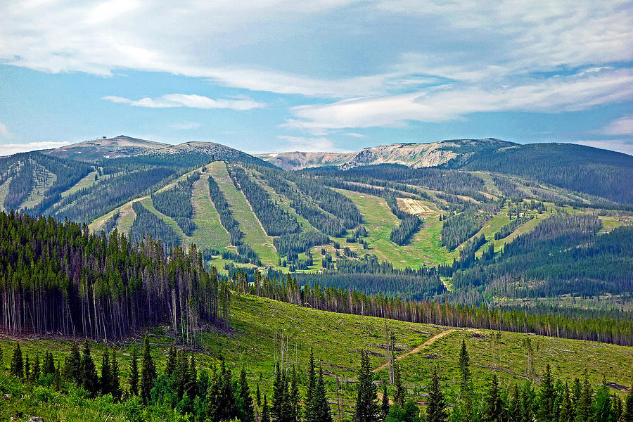 Winter Park from Corona Pass Road Photograph by Robert Meyers-Lussier