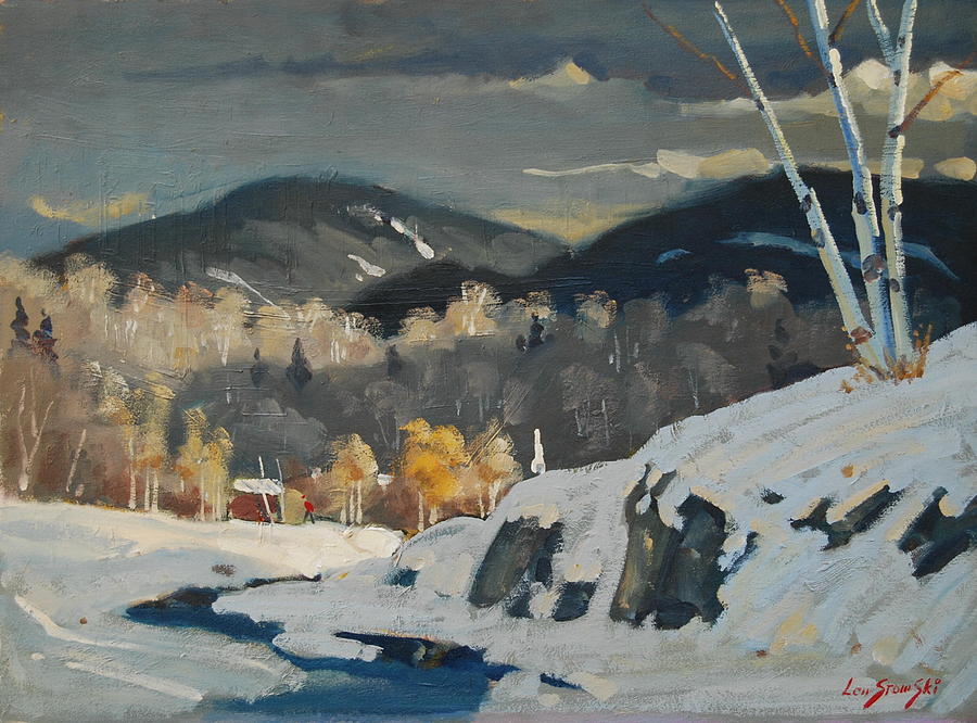 Winter Patterns Painting by Len Stomski