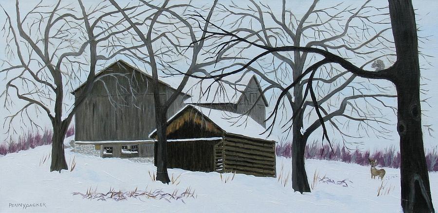 Winter Peace Painting by Barb Pennypacker