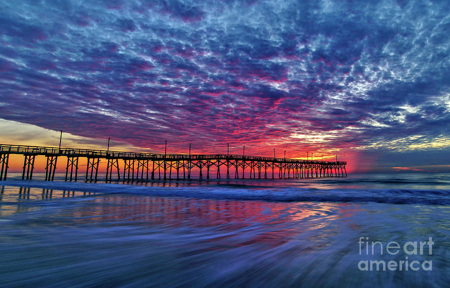Winter Pier Photograph by DJA Images