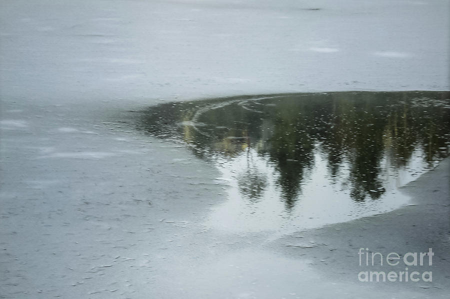 Winter Pond Photograph by Jill Greenaway