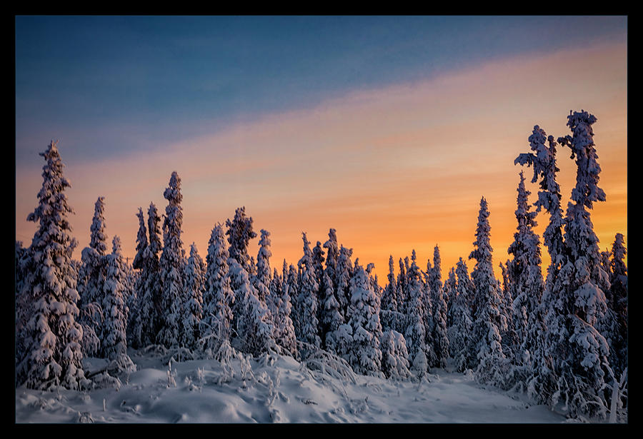 Winter Rainbow Photograph by Robert Fawcett