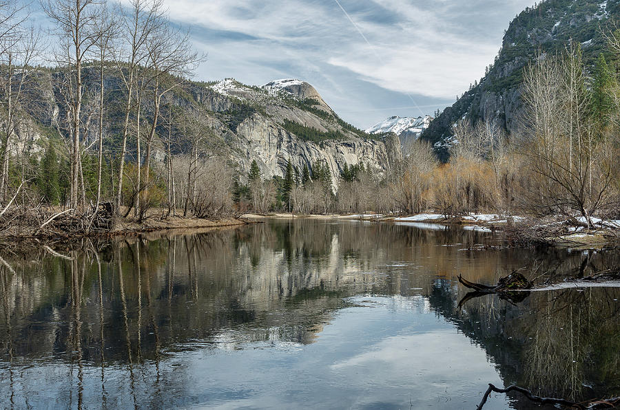 Winter Reflections on Yosemite Valley Photograph by Greg Nyquist