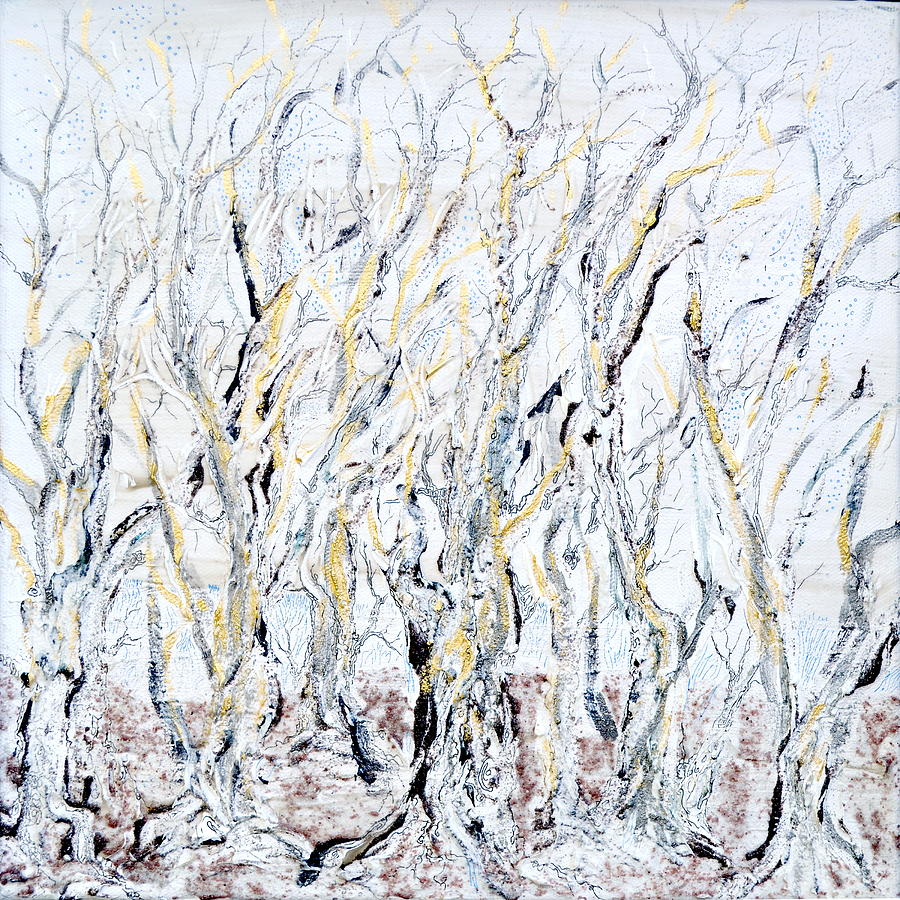 Winter Painting by Regina Valluzzi