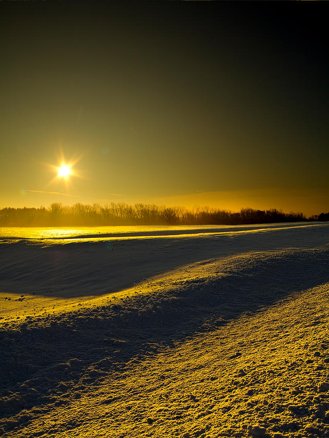 Sunset Photograph - Winter Risen by Phil Koch
