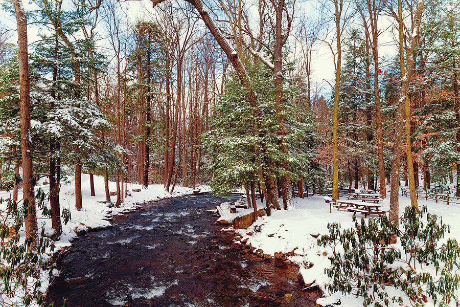 Winter River Photograph by April Reppucci