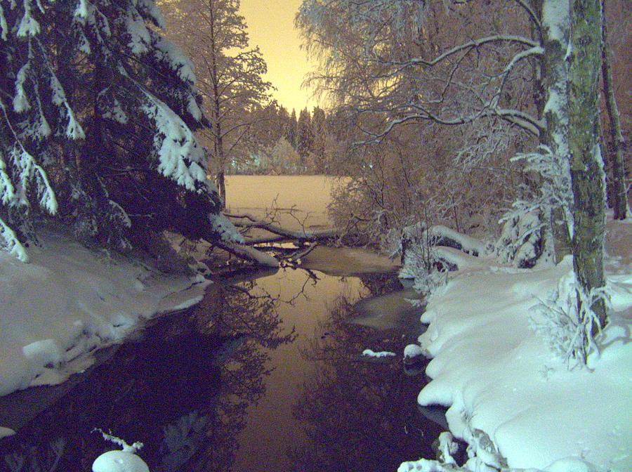 Winter river Photograph by Sami Tiainen