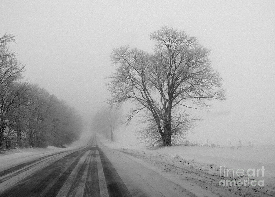 Winter Road Photograph by David Bearden