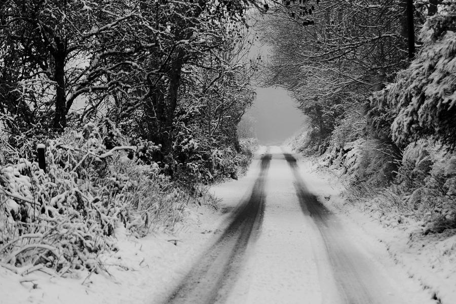 Winter Road Photograph by Gavin MacRae