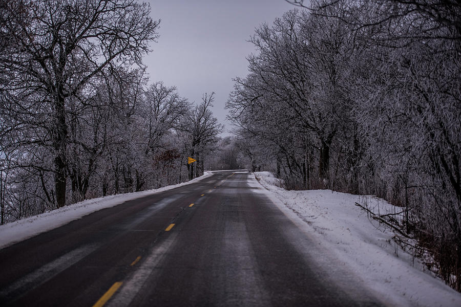 Winter Road Photograph by Paul Freidlund