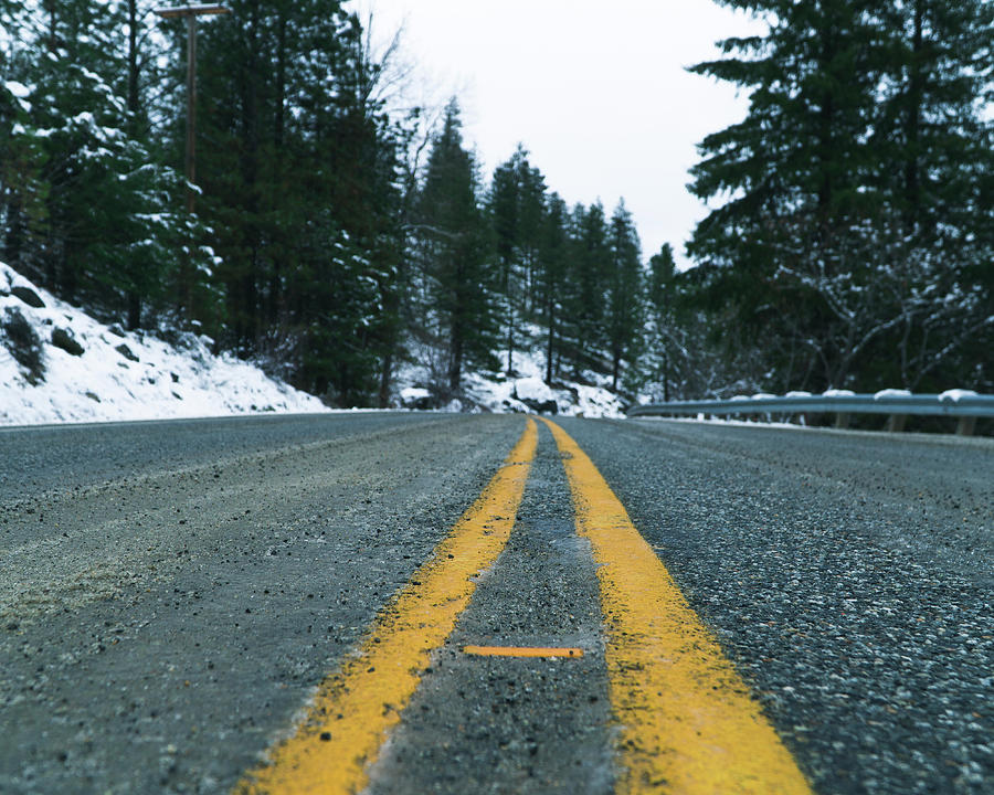 Winter Road Photograph