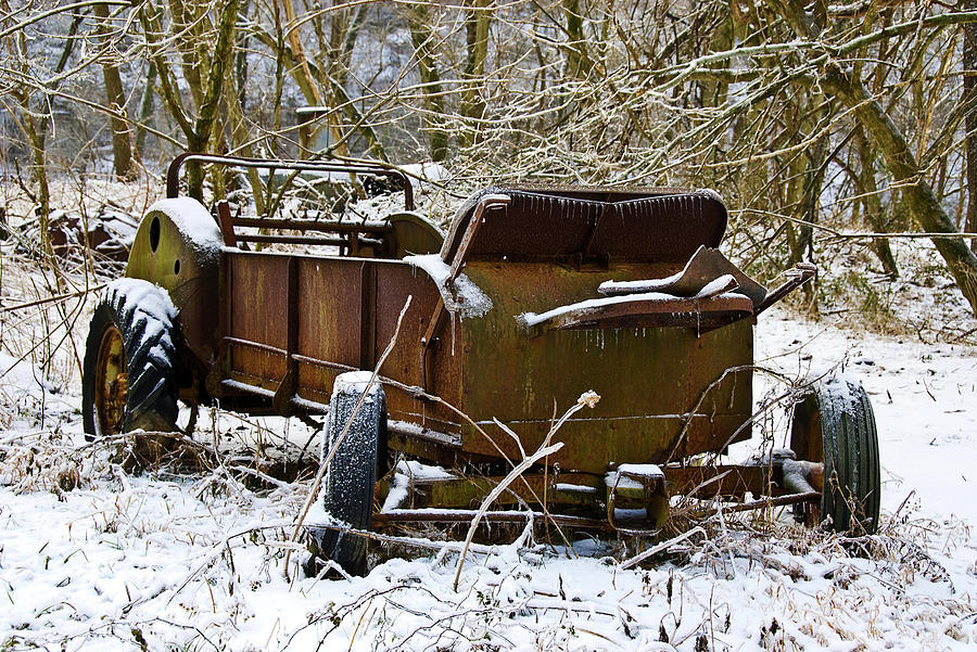 Winter Rustic Photograph by Rebecca Higgins