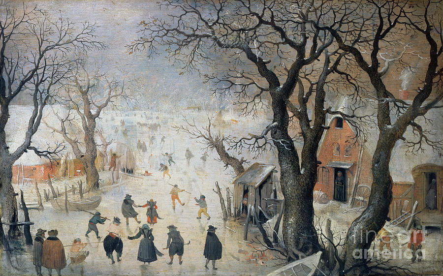 Winter Painting - Winter Scene by Hendrik Avercamp