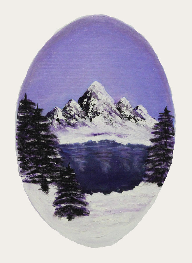 Landscape Painting - Winter Scene II by Sherin  Botejue