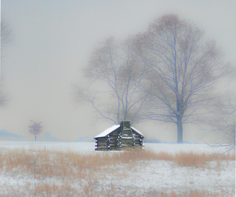 Winter Scene - Valley Forge Photograph by Bill Cannon