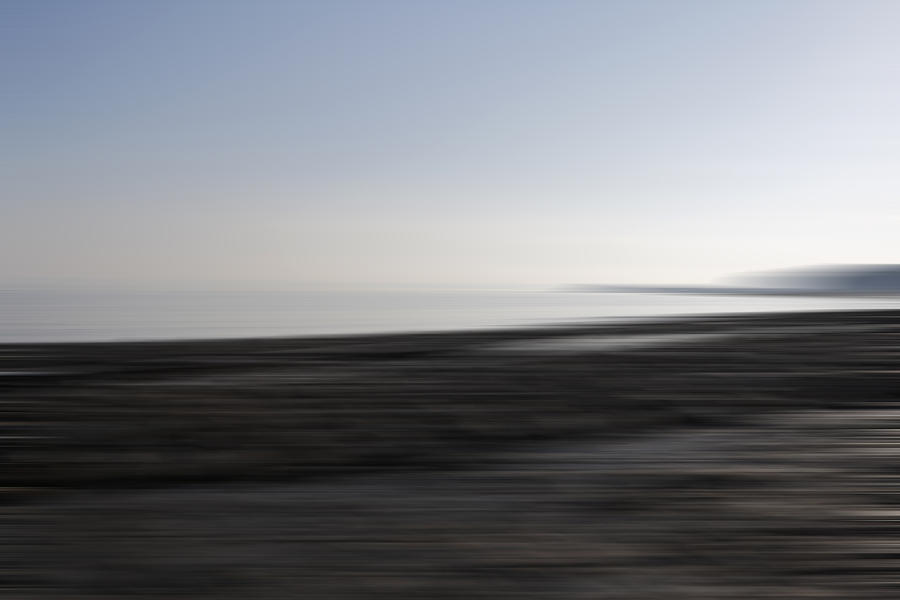Abstract Photograph - Winter Shore by Kevin Round