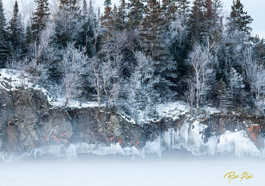 Winter Shore Photograph by Rikk Flohr