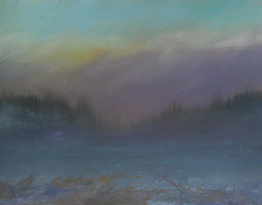 Winter Sky Painting by Robert Bissett