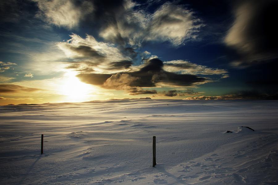 Winter Sky Photograph by Robert Grac