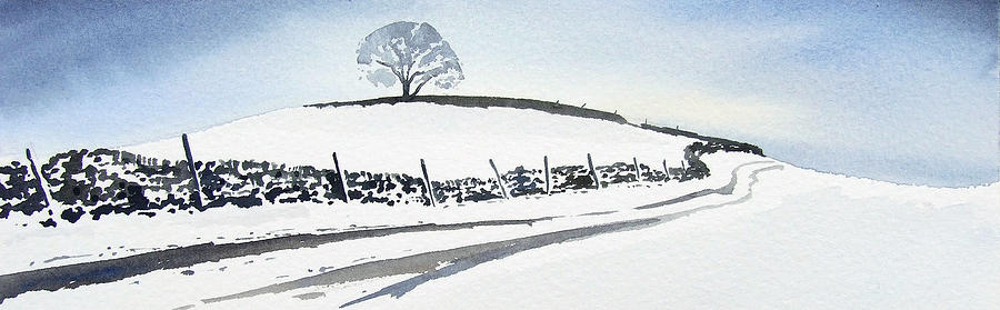 Winter Snow in the Dales Painting by Paul Dene Marlor