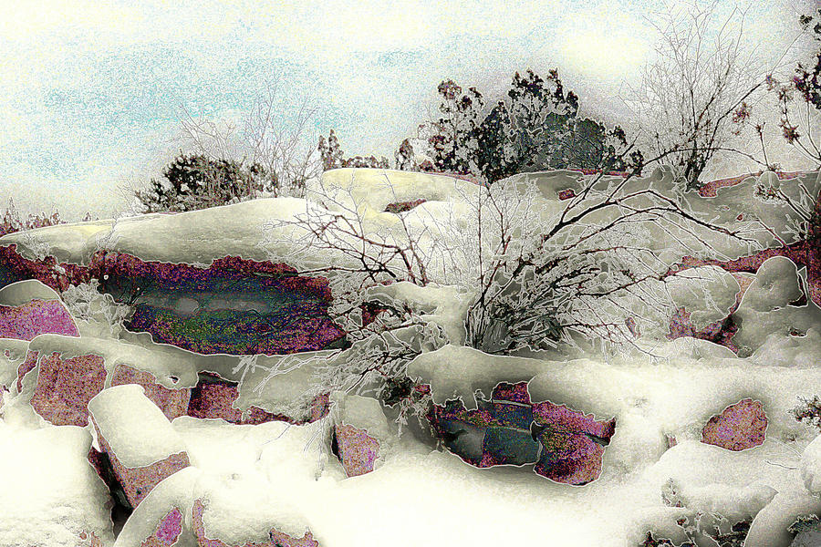 Winter Mixed Media - Winter Snow by Peri Marr