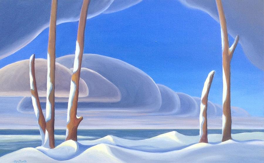 Winter Solace Painting by Barbel Smith