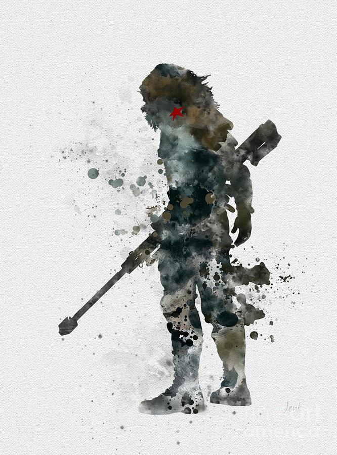 Winter Soldier Mixed Media by My Inspiration
