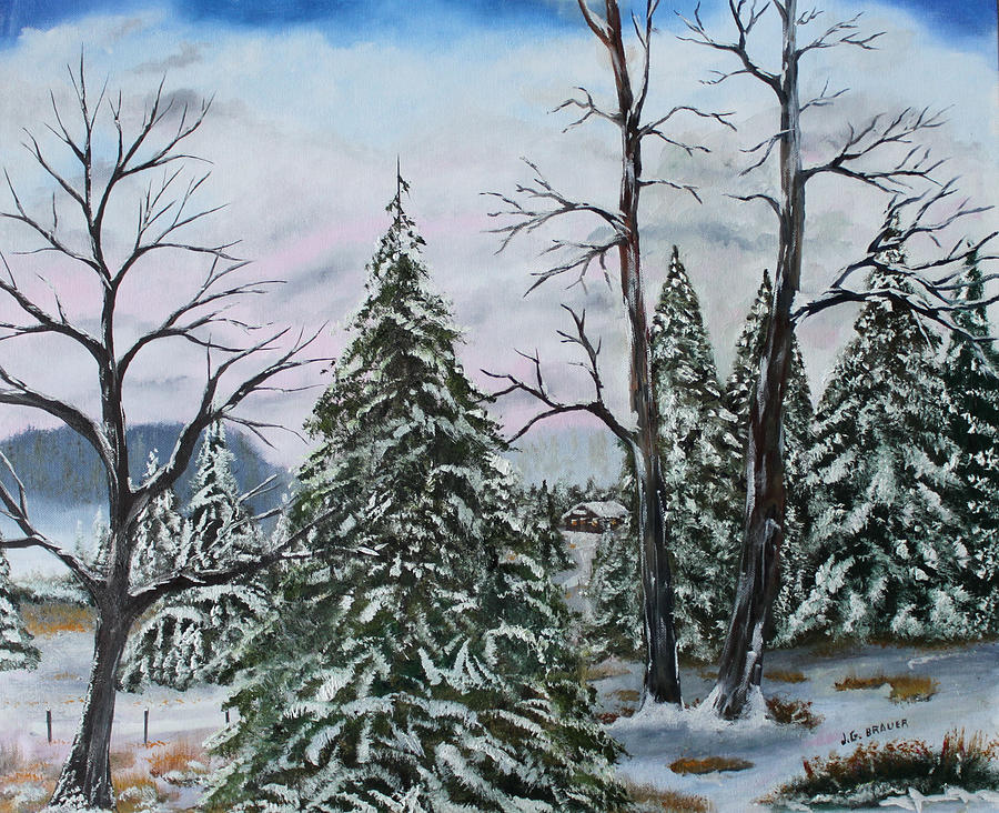 Winter Solitude Painting